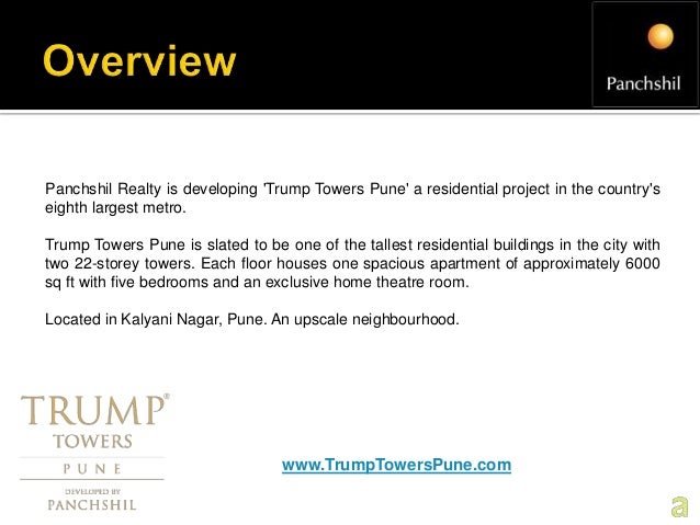 Trump Towers - The Trump Card oF Fine Living