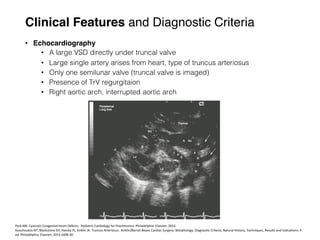 Truncus Arteriosus: Assessment and Surgical Management | PDF