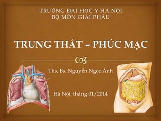 Ths. Bs. Nguyễn Ngọc Ánh

Hà Nội, tháng 01/2014

 