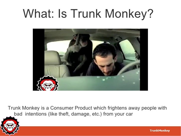 Technology Entrepreneurship Venture Lab 2012 Trunk monkey