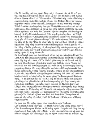 Câu 28 cho thấy một con người đáng chú ý, có ơn nói tiên tri, đó là A-ga-
bút, ông đã đến trong buổi nhóm và nói về một cơn đói kém sẽ ảnh hưởng
đến các Cơ đốc nhân ở tại Giê-ru-sa-lem. Điều đó đã xảy ra đến nỗi chúng ta
có được chứng cớ độc lập cho biến cố nầy, cơn đói kém đã xảy ra vào cuối
thập niên 40 (của thế kỷ thứ nhất). Nhưng đối với tôi, phản ứng của Hội
Thánh An-ti-ốt còn đáng chú ý hơn nan đề ở tại Giê-ru- sa-lem, mà sự khó
khăn nầy có lẽ do một năm Sa-bát về mặt nông nghiệp (một trong bảy năm,
để đất nghỉ theo luật pháp thời Cựu ước) bị trầm trọng bởi việc hùn hạp tư
bản mà các Cơ đốc nhân ban đầu ở Giê-ru-sa-lem thường làm. Hội Thánh
An-ti-ốt có thể nói: “Chúng ta không rành lắm về thần học và những điểm
trọng yếu về Do-thái giáo của những Cơ đốc nhân nầy ở tại Giê-ru-sa-lem”.
Họ cũng có thể nói: “Điều đó sẽ dạy cho họ học biết thêm về kinh tế: những
người sinh sống bằng cách bỏ tiền ra để kiếm lợi luôn luôn là gặp rắc rối”.
Họ chẳng nói điều gì như vậy cả, nhưng họ đã bày tỏ tình yêu thương và sự
quan tâm của họ đối với anh em mình bằng cách quyên trợ và gửi đến cho
những người đó trong lúc có cần.
Đó là một cách quan tâm thực tiễn mà nó tạo một sự chấn động đối với Tin
Lành. Cho đến khá gần đây, tôi thâu thập được rằng đã có rất ít hoặc chẳng
có sự đáp ứng nào cả đối với Tin Lành ở giữa vòng sắc tộc Masai, một bộ
lạc hung dữ, ở Kenyan gồm những người lang bạt hiếu chiến. Nhưng giờ
đây đã có một nhà thờ sống động tại đó. Phần lớn sự thành công ấy là do sự
giúp đỡ ưu ái thực tiễn trong những lúc hạn hán và hiểm nghèo do kẻ thù
truyền kiếp của họ, bộ tộc Kikuyu, giúp cho. Trừ phi có một sự quan tâm ưu
ái, sâu sắc, thực tiễn đối với người nghèo khó trong tình cảnh khó khăn của
họ được bày tỏ ra, bằng không thì sự rao giảng Tin Lành suôn sẻ thành vô
dụng. Tôi đã gặp một mục sư Hoa Kỳ, ông đã trải qua nhiều năm công tác
giữa hàng trăm gái mãi dâm tại Seoul trong những giai đoạn sau nầy của
cuộc chiến Việt Nam. Hàng chục người trong số họ đã được dẫn về với
Đấng Christ, nhưng điều đó đã không xảy ra trước khi ông thấy được những
nhu cầu của họ để tìm công việc làm mới và trợ cấp cho những đứa con bất
hợp pháp của họ, và những việc đại loại như vậy. Không thể có sự phân chia
giữa một Tin Lành xã hội với một Tin Lành thuộc linh. Chúng thuộc về
nhau, và nếu không có cả hai yếu tố thì Tin Lành về Chúa Jesus sẽ không
vượt qua được.
Họ quan tâm đến những người chưa từng được nghe Tin Lành
Đây là một nét đáng chú ý của Hội Thánh An-ti-ốt. Họ không chỉ đã nói về
Chúa Jesus cho người Hi-lạp, tức là những người Hi-lạp hư mất đáng thương
chưa bao giờ được nghe nói về Ngài. Họ còn trông ra bên ngoài và quan tâm
đến các vùng xa xôi, sẵn sàng để cho hai người lãnh đạo tài ba nhất của họ,
 