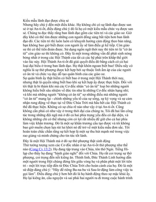 Kiểu mẫu lãnh đạo được chia sẻ
Nhưng hãy chú ý đến một điều khác. Họ không chỉ có sự lãnh đạo được san
sẻ ở tại An-ti-ốt, điều đáng chú ý đó là họ có một kiểu mẫu chức vụ được san
sẻ. Chúng ta đọc thấy rằng ban lãnh đạo gồm các tiên tri và các giáo sư. Giờ
đây khó có thể tìm được những con người đồng sàng bất tiện hơn ban lãnh
đạo đó. Các tiên tri thì luôn luôn có khuynh hướng cảm động theo bản năng,
bạn không bao giờ biết được con người ấy sẽ làm điều gì kế tiếp. Còn giáo
sư thì có thể tiên đoán được. Sử dụng ngôn ngữ thời nay thì tiên tri là “có ân
tứ” còn giáo sư thì không có. Đây là một trong những vấn đề phát sinh nóng
bỏng nhất ở trong các Hội Thánh của tất cả các hệ phái trên khắp thế giới
vào lúc này. Hội Thánh An-ti-ốt đã giải quyết điều đó bằng cách có cả hai
loại đại biểu ở trong ban lãnh đạo. Họ thật khôn ngoan biết bao! Điều nầy có
nghĩa là sự thờ phượng được kết hợp bởi sự thuộc linh ấm áp của các người
có ân tứ và chức vụ dạy dỗ tạo quân bình của các giáo sư.
Sự quân bình ấy thật hiếm có biết bao ở trong một Hội Thánh thời nay,
nhưng thật là quyền năng biết bao khi sự kết hợp ấy được thực hiện. Đối với
tôi thật là bi thảm khi mà các Cơ đốc nhân “có ân tứ” loại bỏ những người
không hiểu biết sâu nhiệm về đức tin như là những Cơ đốc nhân hạng nhì;
và khi mà những người “không có ân tứ” sợ những điều mà những người
“có ân tứ” mang lại - chính những yếu tố của sự sống, sự kỳ vọng và sự cảm
nhận rung động về thực tại về Đức Chúa Trời mà hầu hết các Hội Thánh có
thể đã thực hiện. Không có sự chia rẽ nào như vậy ở tại An-ti-ốt. Cũng
không cần phải có như vậy ở trong thời đại của chúng ta. Tôi đã hai lần công
tác trong những đội ngũ mà ở đó cả hai phía trọng yếu đều có đại diện, và
không những chỉ có thể nhưng còn có lợi rất nhiều để giữ cho cả hai phía
làm việc khẩn trương. Đó là một sự khẩn trương cấu tạo được và tôi không
bao giờ muốn chọn lựa rút lui khỏi nó để trở về một kiểu mẫu đơn sắc. Tôi
hoàn toàn chắc chắn rằng sự kết hợp là một sự thu hút mạnh mẽ trong việc
rao giảng và minh chứng cho tin tức tốt lành.
Đây là một Hội Thánh mà ở đó sự thờ phượng thật sinh động
Thử tưởng tượng xem các Cơ đốc nhân ở tại An-ti-ốt thờ phượng như thế
nào (Cong Cv 13:2). Họ đang tập trung vào Chúa, tôn thờ Ngài. Tiếng Hi-
lạp cho thấy họ đang “hành giáo nghi” đối với Chúa. Họ rất coi trọng sự thờ
phượng, coi trọng đến nỗi kiêng ăn. Thình lình, Đức Thánh Linh hướng dẫn
một người trong Hội chúng đứng lên giữa vòng họ và phân phát một lời tiên
tri - một lời trực tiếp đến từ Đức Chúa Trời cho hoàn cảnh của họ. Đó là một
sứ điệp đáng chú ý: “Hãy để riêng Ba-na-ba và Sau-lơ đặng làm công việc ta
gọi làm”. Điều đáng chú ý hơn hết đó là họ hành động theo sự mặc khải ấy.
Họ lại kiêng ăn, cầu nguyện và sai phái hai người ra đi trong cuộc hành trình
 