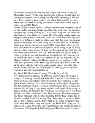 cả nếu chỉ dành một buổi nhóm hay một kỳ nghỉ cuối tuần ở tại một Hội
Thánh khác kế cận. Tôi khó nhận lời mời giảng ở thời nay trừ phi tôi có thể
đem một đội ngũ theo với tôi. Bằng cách nầy, nhiều Hội chúng đã nếm biết
sự ra đi truyền giáo và được chuẩn bị cho những thánh thức lớn hơn rằng
Đức Chúa Trời có thể mở đường cho họ hoặc là một cách cá nhân hoặc là
với tư cách một Hội Thánh.
Có một số Hội Thánh có nguồn tài chánh để giúp cho một hai người trong số
tín hữu của họ, hoặc thậm chí cho cả một ban cán sự để phục vụ ở hải ngoại
trong một hạn kỳ từng hồi từng lúc. Tôi đã từng ở trong một Hội Thánh như
vậy, hai người trong chúng tôi ra đi đều đặn trong những chuyến truyền giáo
hải ngoại, nhưng chỉ sau khi Ban trị sự của Hội Thánh đã tin chắc rằng việc
chúng tôi ra đi là đúng; và chỉ khi những người lãnh đạo trong Hội chúng đã
đặt tay trên chúng tôi và sai phái chúng tôi ra đi nhân danh họ; chỉ khi Hội
chúng quan tâm cầu nguyện cho chúng tôi khi chúng tôi đã ra đi và họ họp
nhau lại để xem xét các phim rọi và nghe các tin tức chúng tôi gởi về. Bằng
cách nầy, tất cả chúng tôi nắm bắt được một điều gì đó về tính phổ thông của
Hội Thánh Đức Chúa Trời - một Hội Thánh trải khắp toàn cầu mà trong đó
chúng ta có đặc ân làm một phần tử nhỏ. Đó là điều mà Hội Thánh An-ti-ốt
đã học biết một cách rõ ràng. Họ đã nghe sự kêu gọi. Họ ủng hộ nó. Họ đã
đặt tay trên Sau-lơ và Ba-na-ba. Họ cầu nguyện cho hai người nầy. Chắc
chắn họ đã giúp đỡ tài chánh. Họ đã họp nhau lại để nghe tin tức từ Sau-lơ
và Ba-na-ba, và họ dự phần trong sự cầu nguyện và ngợi khen Đức Chúa
Trời về những điều Ngài làm với hai người đó và thông qua hai người đó.
An-ti-ốt là một Hội Thánh biết nhìn xa.
Đây là một Hội Thánh mà ở đó sự dạy dỗ cặn kẽ được nổi bật
Với sự thường xuyên đàm đạo về đức tin và khởi xướng sự truyền giáo, e
chúng ta có ấn tượng rằng những Cơ đốc nhân ở An-ti-ốt chỉ có trái tim mà
không có đầu óc, chúng ta hãy xem xét nhãn hiệu đầy ý nghĩa của Cơ đốc
giáo mà họ đã trình bày. Đó là một nhóm người Hê-lê-nít (gốc Hi-lạp) được
dẫn đưa đến Đấng Christ vào lúc đầu, họ là những môn đồ của Ê-tiên, người
tuận đạo. Họ nói tiếng Hi-lạp, họ suy nghĩ theo cách người Hi-lạp; trong khi
các Cơ đốc nhân Do-thái nhìn thấy Đức Chúa Trời chủ yếu như là Đức Chúa
Trời của luật pháp, của đền thờ và của dân Y-sơ-ra-ên, thì những con người
nầy đã suy nghĩ cách khác. Họ nhận định rằng đền thờ được che phủ bởi sự
hiện diện của Đức Chúa Trời ở trong Đấng Christ, rằng cái tập tục do Môi-se
ban ra (luật về thức ăn, ngày Sa-bát và phép cắt bì) không thể đạt được tiêu
chuẩn sự tự do Cơ đốc ở trong thời đại của Đức Thánh Linh. Trọng tâm cái
nhìn của họ là Chúa Jesus phục sinh. Ngài là tối cao trên cả thế gian. Ngài là
Chúa Jesus. Điều đáng chú ý đó là những người Hê-lê-nít nầy đã bị đuổi ra
 