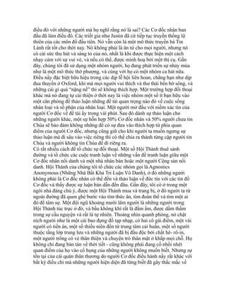 điều đó với những người mà họ nghĩ rằng nó là sai? Các Cơ đốc nhân ban
đầu đã làm điều đó. Các triết gia như Justin đã cứ tiếp tục truyền thống lộ
thiên của các môn đồ đầu tiên. Nó vẫn còn là một mô thức truyền bá Tin
Lành rất tốt cho thời nay. Nó không phải là ân tứ cho mọi người, nhưng nó
có cái sức thu hút và sáng tỏ của nó, nhất là khi được thực hiện một cách
nhạy cảm với sự vui vẻ, và nếu có thể, được minh hoạ bởi một thị cụ. Gần
đây, chúng tôi đã sử dụng một nhóm người, họ đang phát triển sự nhảy múa
như là một mô thức thờ phượng, và cùng với họ có một nhóm ca hát nữa.
Điều nầy đặc biệt hữu hiệu trong các dịp lễ hội liên hoan, chẳng hạn như dịp
đua thuyền ở Oxford, khi mà mọi người vui thích và thư thái bên bờ sông, và
những cái gì quá “nặng nề” thì sẽ không thích hợp. Một trường hợp đối thoại
khác mà nó đang tự cải thiện ở thời nay là việc nhóm một số ít bạn hữu vào
một căn phòng để thảo luận những đề tài quan trọng nào đó về cuộc sống
nhân loại và số phận của nhân loại. Một người mở đầu với niềm xác tín của
người Cơ đốc về đề tài ấy trong vài phút. Sau đó dành sự thảo luận cho
những người khác, một sự hỗn hợp 50% Cơ đốc nhân và 50% người chưa tin
Chúa sẽ bảo đảm không những để có sự đưa vào thích hợp từ phía quan
điểm của người Cơ đốc, nhưng cũng giữ cho khi người ta muốn ngưng sự
thảo luận mà đi sâu vào việc riêng thì có thể chia ra thành từng cặp người tin
Chúa và người không tin Chúa để đi riêng ra.
Có rất nhiều cách để tổ chức sự đối thoại. Một số Hội Thánh thuê sảnh
đường và tổ chức các cuộc tranh luận về những vấn đề tranh luận giữa một
Cơ đốc nhân nổi danh và một nhà nhân bản hoặc một người Cộng sản nổi
danh. Hội Thánh của chúng tôi tổ chức các nhóm gọi là Agnostics
Anonymous (Những Nhà Bất Khả Tri Luận Vô Danh), ở đó những người
không phải là Cơ đốc nhân có thể đến và thảo luận về đức tin với các tín đồ
Cơ đốc và thấy được sự luận bàn dẫn đến đâu. Gần đây, tôi có ở trong một
ngôi nhà đáng chú ý, được một Hội Thánh mua và trang bị, ở đó người ta từ
ngoài đường đã quen ghé bước vào tìm thức ăn, tìm đoàn thể và tìm một ai
đó để tâm sự. Một đội ngũ khoảng mười lăm người là những người trong
Hội Thánh túc trực ở đó, và bầu không khí rất là đầm ấm, được dầm thấm
trong sự cầu nguyện và rất là tự nhiên. Thoáng nhìn quanh phòng, nó chật
ních người như là một cái bao đựng đồ tạp nhạp, có hai cô gái điếm, một vài
người có tiền án, một số thiếu niên đến từ trung tâm cải huấn, một số người
thuộc tầng lớp trung lưu và những người đã bị đầu độc bởi chất hê- rô-in,
một người trông có vẻ thân thiện và chuyện trò thân mật ở khắp mọi chỗ. Họ
không chỉ đang bàn tán về thời tiết - cũng không phải đang cố nhồi nhét
quan điểm của họ vào cổ họng của những người không muốn biết. Nhưng sự
tồn tại của cái quán thân thương do người Cơ đốc điều hành nầy rất khác với
bất kỳ điều chi mà những người hiện diện đã từng biết đã gây thắc mắc về
 