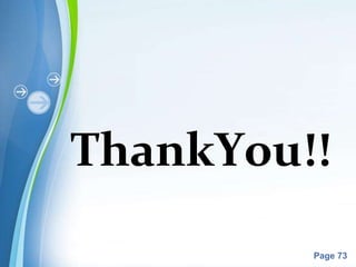 Powerpoint Templates
Page 73
ThankYou!!
 