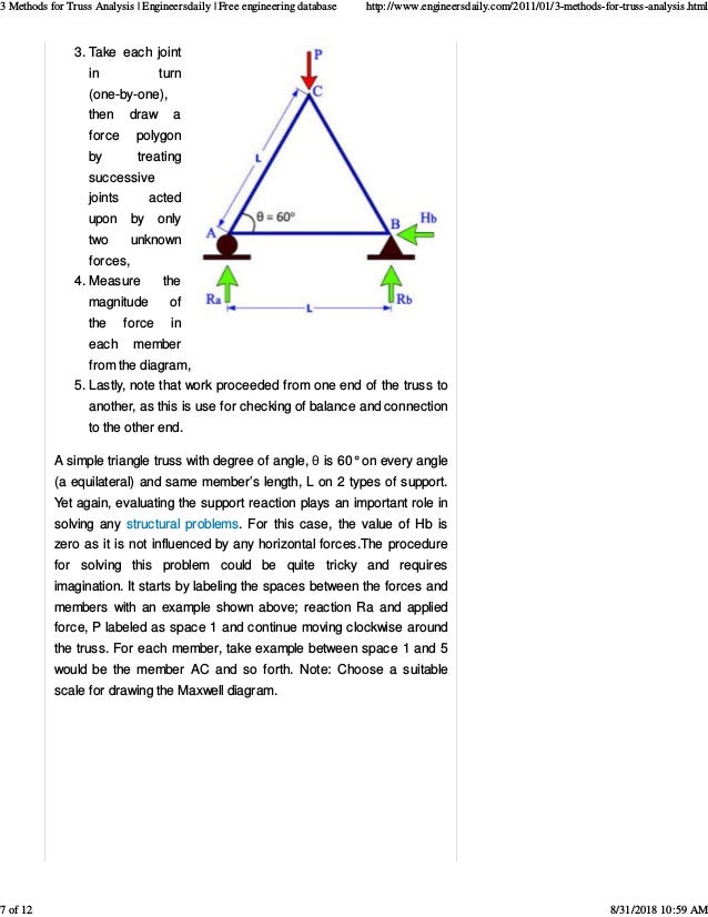 graphical method of truss analysis pdf graphical method of truss analysis pdf