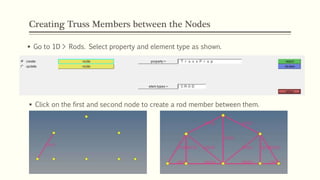 Truss Analysis (Mechanics vs. Hypermesh) | PPTX