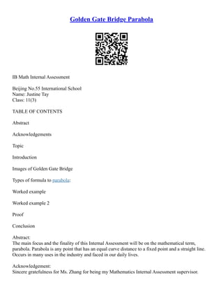 Ibc Bridge Paper Example Truss Bridge Research Paper | PDF