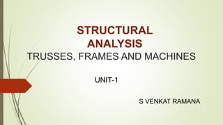 Trusses, frames & machines | PPTX