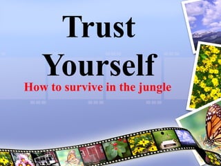 Trust
YourselfHow to survive in the jungle
 