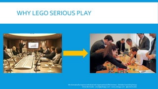 WHY LEGO SERIOUS PLAY
We dramatically improve individual and organizational effectiveness - ZettaGo Consulting Group
Omar Bermudez - omar@zettago.com – www.zettago.com - @ocbermudez
 