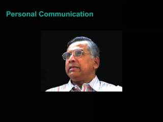 Personal Communication
 