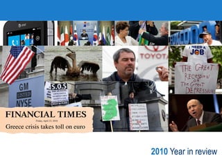 2010 Year in review
 