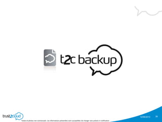 12/06/2013
Textes et photos non contractuels. Les informations présentées sont susceptibles de changer sans préavis ni notification
39
 