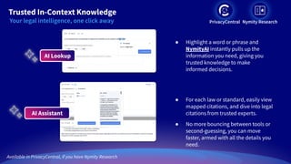 TrustArc Webinar - Leveraging AI in Your Privacy Workflow | PDF