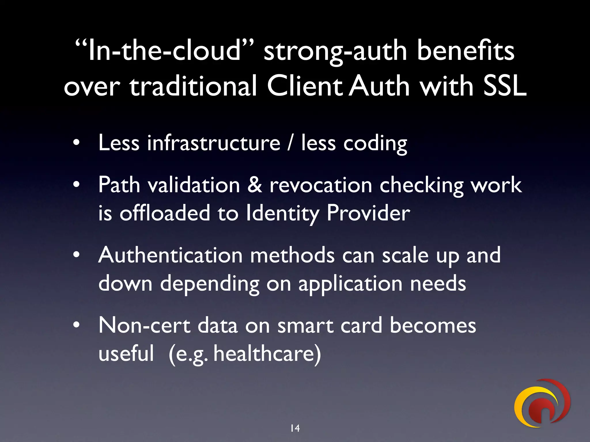TrustBearer - CTST 2009 - OpenID & Strong Authentication
