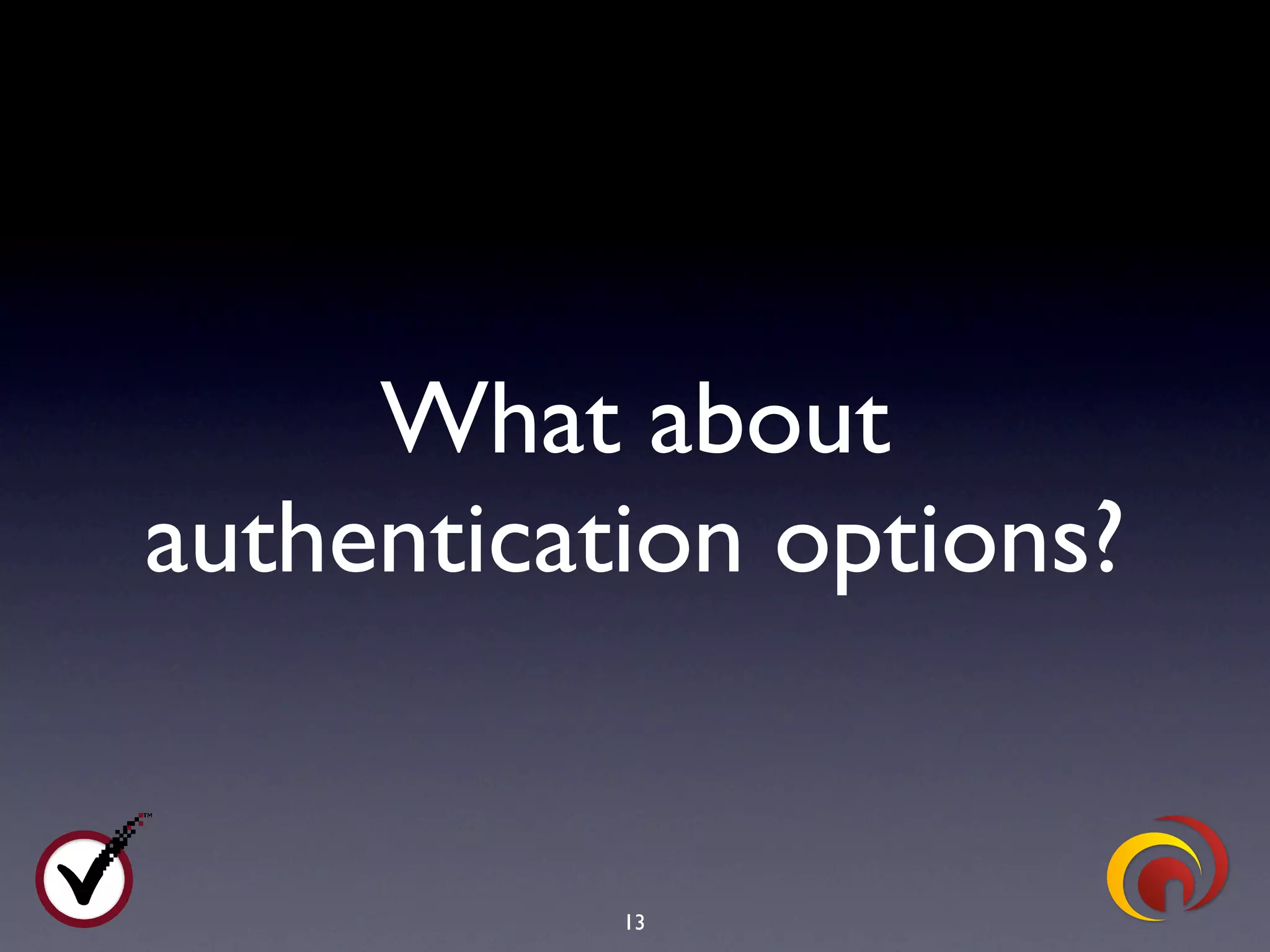 TrustBearer - Virginia Security Summit - Web Authentication Strategies - April 2009