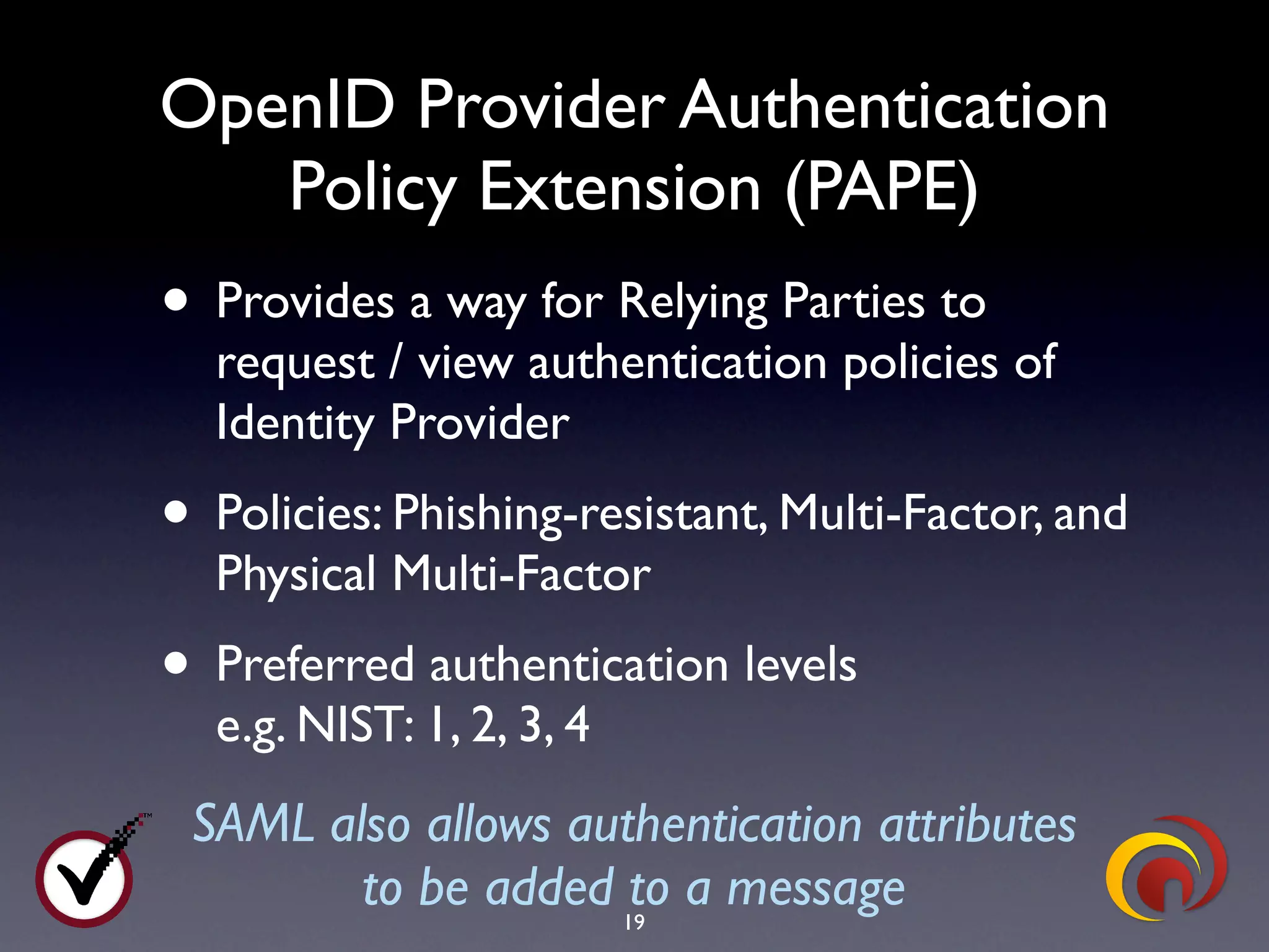 TrustBearer - Virginia Security Summit - Web Authentication Strategies - April 2009