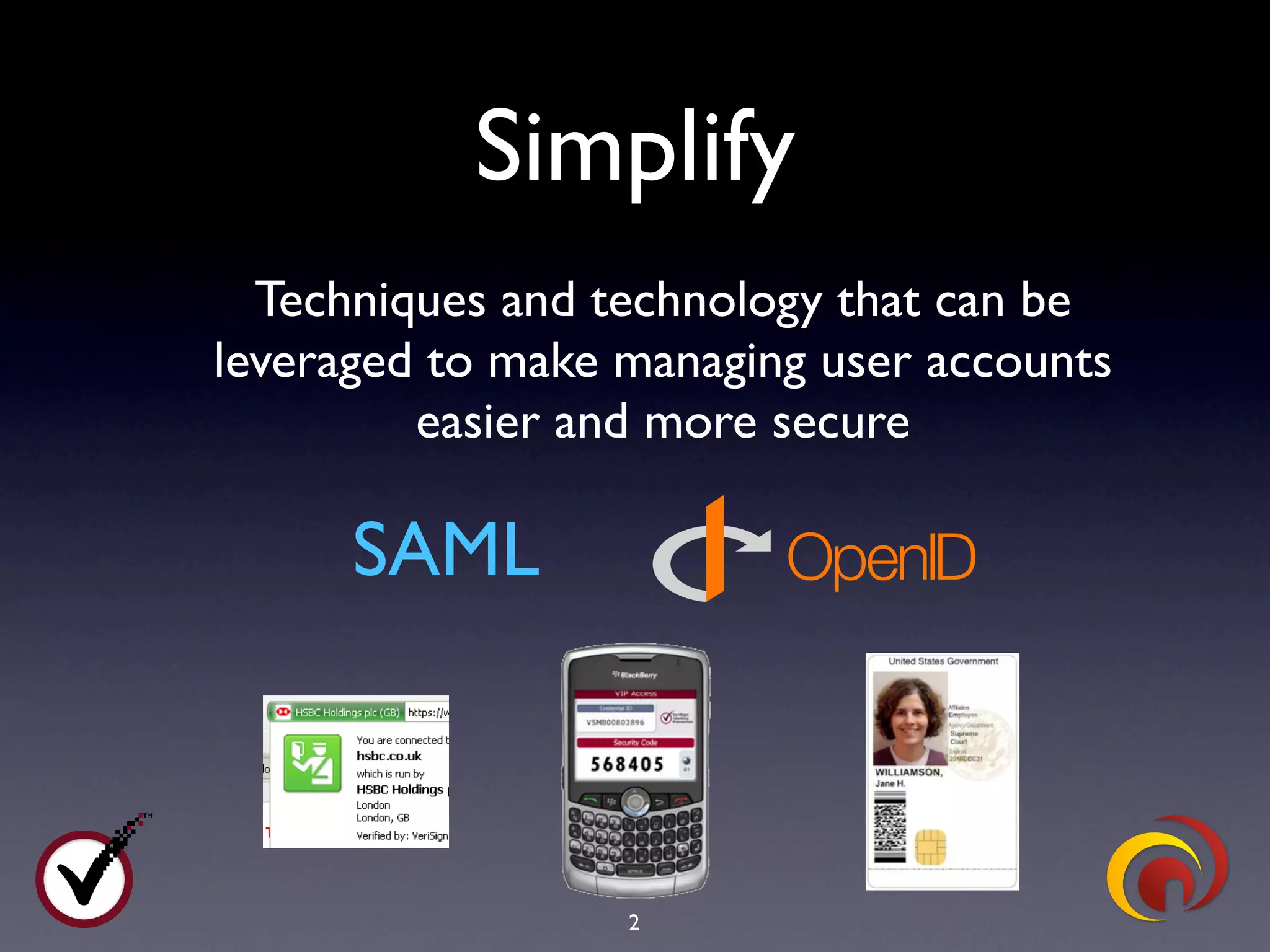TrustBearer - Virginia Security Summit - Web Authentication Strategies - April 2009