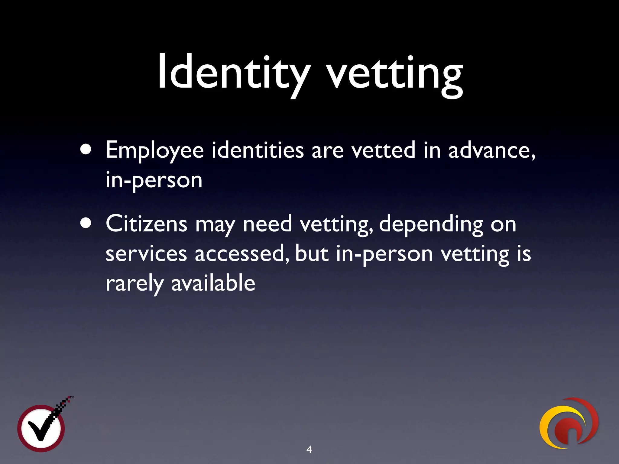 TrustBearer - Virginia Security Summit - Web Authentication Strategies - April 2009