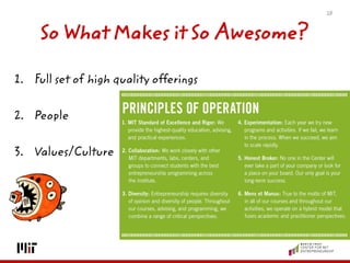 So What Makes it So Awesome? 
1.Full set of high quality offerings 
2.People 
3.Values/Culture 
28 
 