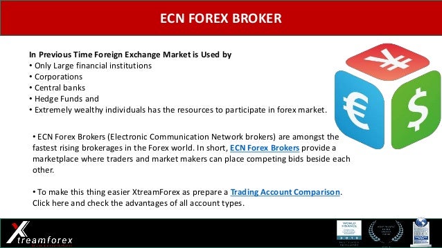 forex trading ecn broker