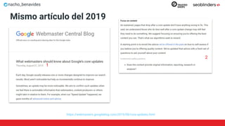 nacho_benavides
Mismo artículo del 2019
https://webmasters.googleblog.com/2019/08/core-updates.html
1
2
 