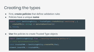 Trusted Types and the end of DOM XSS | PDF