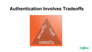 Authentication Involves Tradeoffs
 