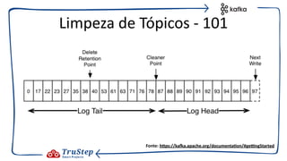 Limpeza de Tópicos - 101
Fonte: h:ps://ka=a.apache.org/documentaEon/#geHngStarted
 