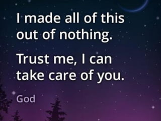 Trusting God in Tough Times