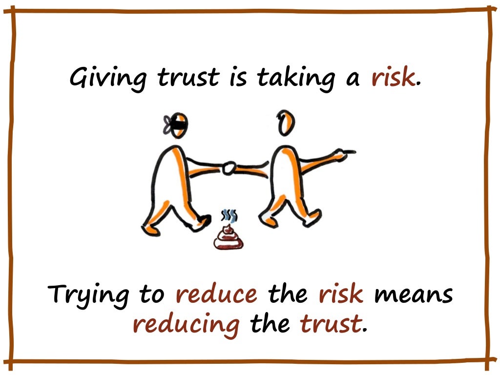 Giving Trust Is Taking A