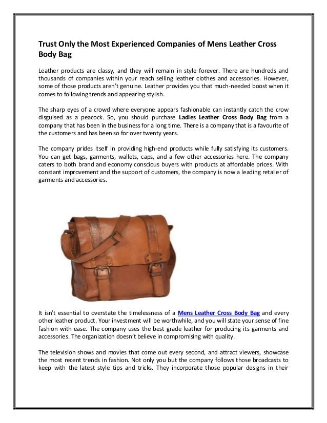 leather bag company