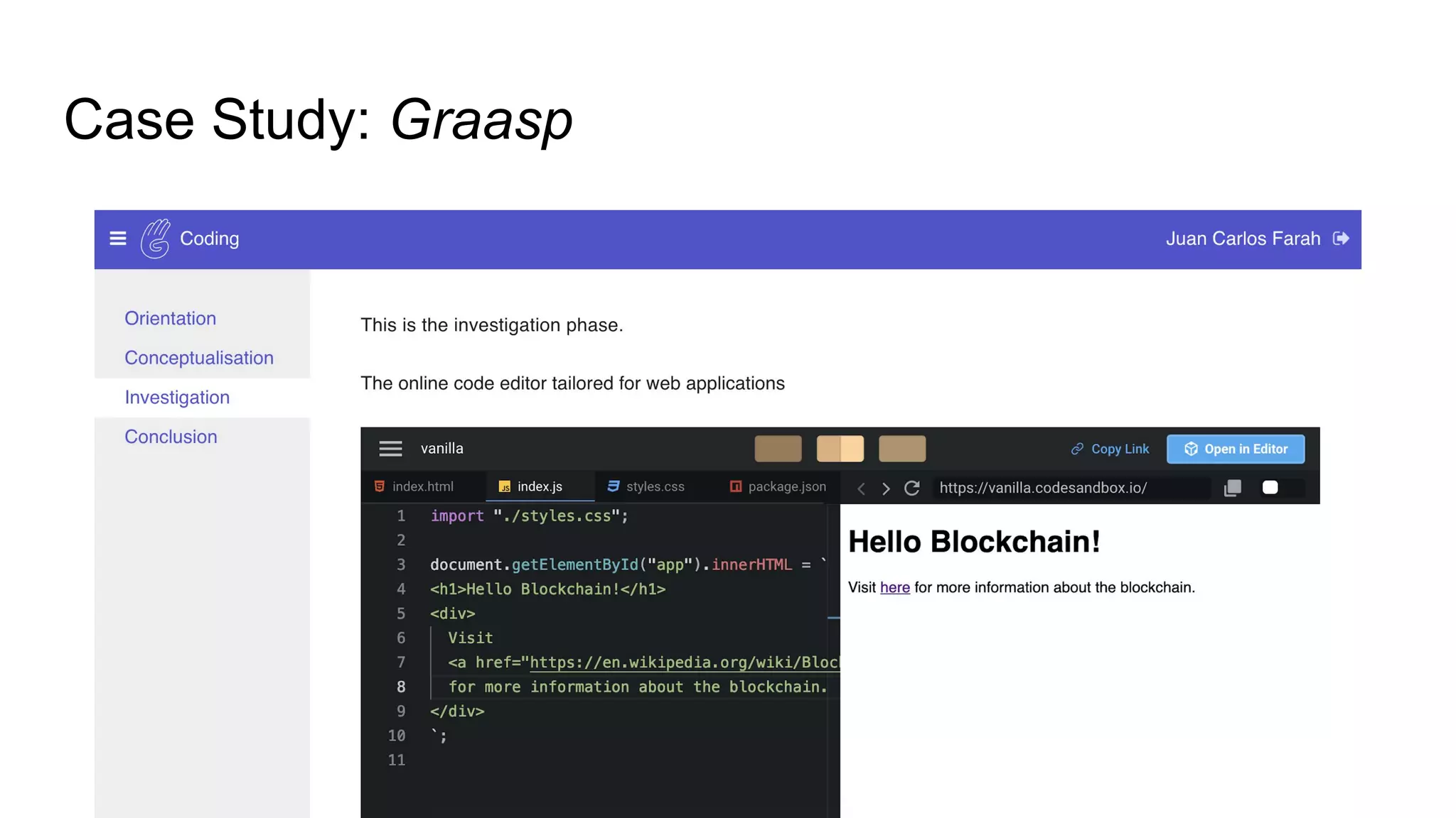 Case Study: Graasp
 