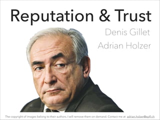 Trust & reputation | PDF