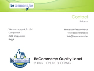 BeCommerce Trust Index 2013