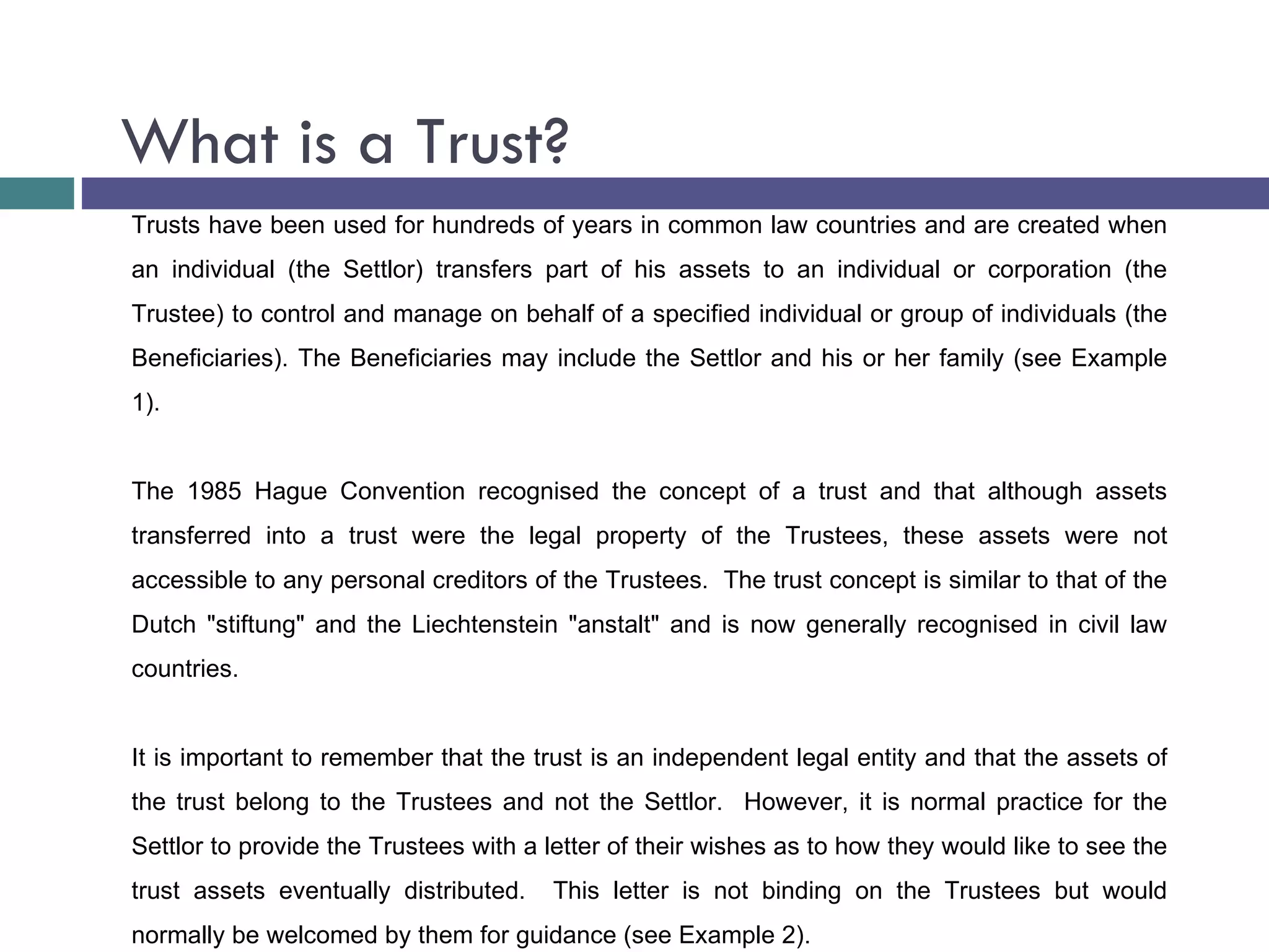 Trust Services | PPT