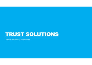 Trust solutions payroll & compliances | PDF