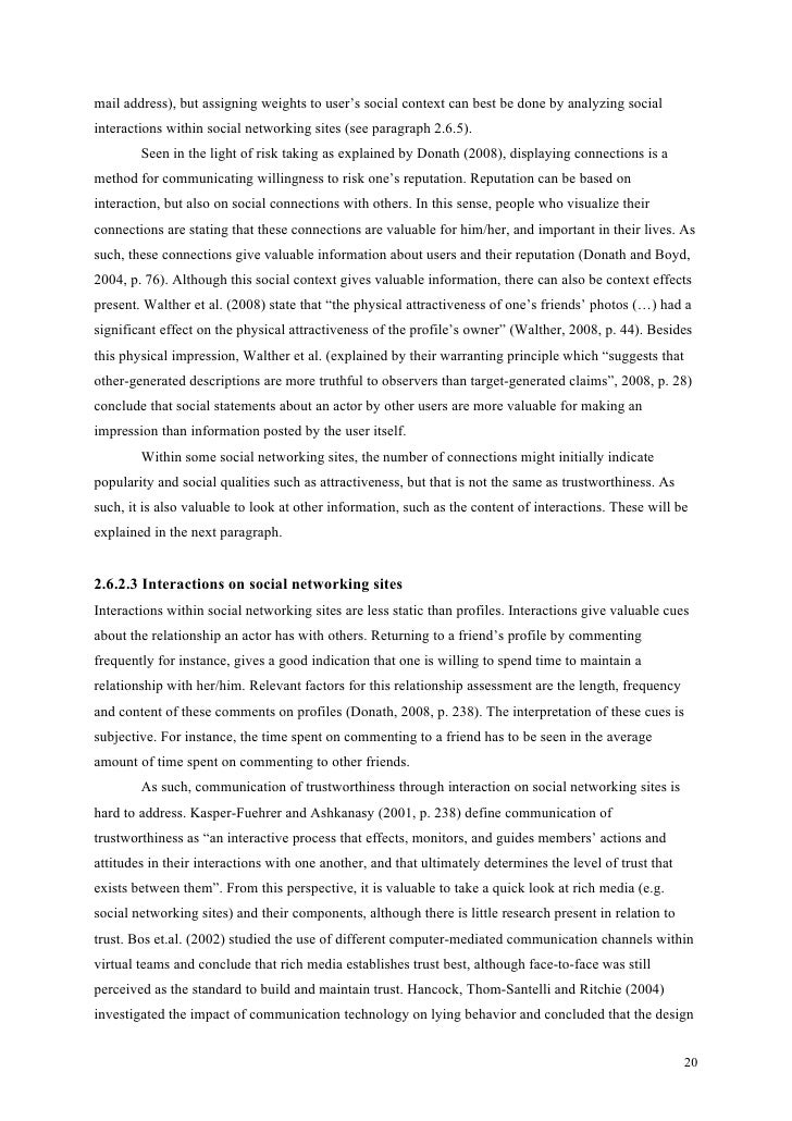 How To Start A Science Essay Trustworthiness Within Social Networking Sites My English Class Essay also High School Admission Essay Samples Social Networking Sites Essay Barcafontanacountryinncom Narrative Essay Examples High School