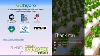 GOhydro Presentation at The 20th International Conference Life Sciences for Sustainable Development Slide 16