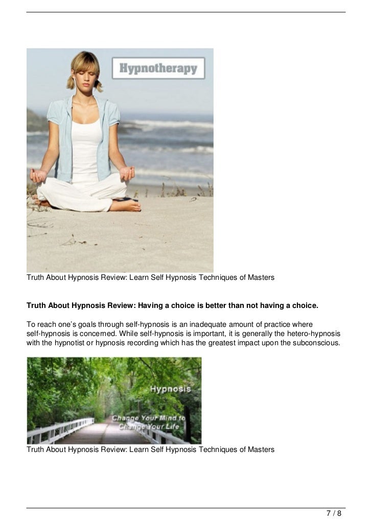Truth About Hypnosis R...
