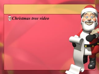 Christmas tree video 