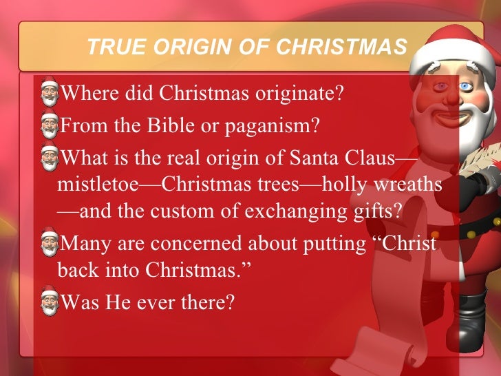 Truth about CHRISTMAS