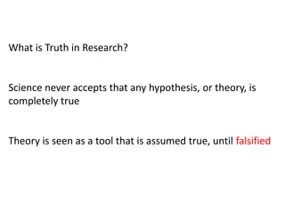 Truth Scientists Truth, fact and ethics in academic research | PDF