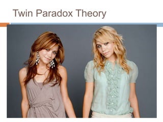 Twin Paradox Theory
 