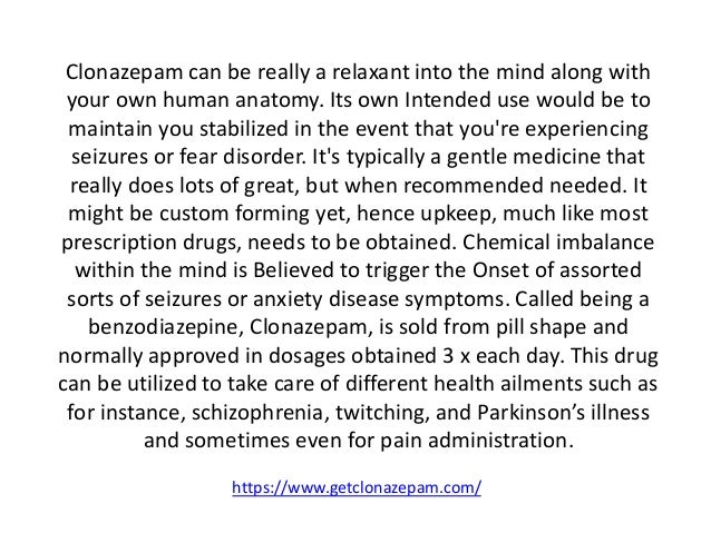Klonopin purchase online