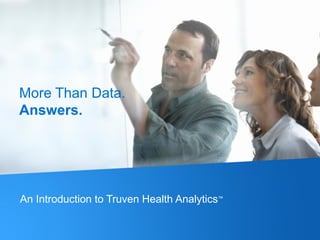 ©Truven Health Analytics Inc. All Rights Reserved. 1
An Introduction to Truven Health Analytics™
More Than Data.
Answers.
 