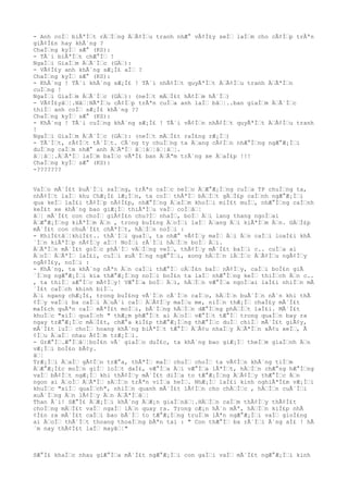 - Anh coÌƒ biÃªÌƒt rÄƒÌƒng ÄƒÃ¢Ìƒu tranh nhÆ° vÃ¢Ì£y seÌƒ laÌƒm cho cÃ¢Ìƒp trÃªn
giÃ¢Ì£n hay khÃ´ng ?
ChaÌƒng kyÌƒ sÆ° (KS):
- TÃ´i biÃªÌƒt chÆ°Ìƒ !
NgaÌƒi GiaÌƒm ÄƒÃ´Ìƒc (GÄƒ):
- VÃ¢Ì£y anh khÃ´ng sÆ¡Ì£ aÌƒ ?
ChaÌƒng kyÌƒ sÆ° (KS):
- KhÃ´ng ! TÃ´i khÃ´ng sÆ¡Ì£ ! TÃ´i nhÃ¢Ìƒt quyÃªÌƒt ÄƒÃ¢Ìƒu tranh ÄƒÃªÌƒn
cuÌƒng !
NgaÌƒi GiaÌƒm ÄƒÃ´Ìƒc (GÄƒ): (neÌƒt mÄƒÌ£t hÃ¢Ìƒm hÃ´Ìƒ)
- VÃ¢Ì£yâƒ¦.Nâƒ¦NÃªÌƒu cÃ¢Ìƒp trÃªn cuÌƒa anh laÌƒ bâƒ¦..ban giaÌƒm ÄƒÃ´Ìƒc
thiÌƒ anh coÌƒ sÆ¡Ì£ khÃ´ng ??
ChaÌƒng kyÌƒ sÆ° (KS):
- KhÃ´ng ! TÃ´i cuÌƒng khÃ´ng sÆ¡Ì£ ! TÃ´i vÃ¢Ìƒn nhÃ¢Ìƒt quyÃªÌƒt ÄƒÃ¢Ìƒu tranh
!
NgaÌƒi GiaÌƒm ÄƒÃ´Ìƒc (GÄƒ): (neÌƒt mÄƒÌ£t raÌ£ng rÆ¡Ìƒ)
- TÃ´Ìƒt, rÃ¢Ìƒt tÃ´Ìƒt. CÃ´ng ty chuÌƒng ta Äƒang cÃ¢Ìƒn nhÆ°Ìƒng ngÆ°Æ¡Ìƒi
duÌƒng caÌƒm nhÆ° anh ÄƒÃªÌƒ âƒ¦âƒ¦âƒ¦âƒ¦.
âƒ¦âƒ¦.ÄƒÃªÌƒ laÌƒm baÌƒo vÃªÌ£ ban ÄƒÃªm trÃ´ng xe ÄƒaÌ£p !!!
ChaÌƒng kyÌƒ sÆ° (KS):
-???????
VaÌƒo mÃ´Ì£t buÃ´Ìƒi saÌƒng, trÃªn caÌƒc neÌƒo ÄƒÆ°Æ¡Ìƒng cuÌƒa TP chuÌƒng ta,
nhÃ¢Ìƒt laÌƒ khu ChÆ¡Ì£ lÆ¡Ìƒn, ta coÌƒ thÃªÌƒ bÄƒÌƒt gÄƒÌ£p caÌƒnh ngÆ°Æ¡Ìƒi
qua keÌƒ laÌ£i tÃ¢Ìƒp nÃ¢Ì£p, nhÆ°Ìƒng ÄƒaÌƒm khoÌƒi miÌ£t muÌƒ, nhÆ°Ìƒng caÌƒnh
keÌ£t xe khÃ´ng bao giÆ¡Ìƒ thiÃªÌƒu vaÌƒ coÌƒâƒ¦
âƒ¦ mÃ´Ì£t con choÌƒ giÃ¢Ì£n chu?Ìƒ nhaÌƒ, boÌƒ Äƒi lang thang ngoÌƒai
ÄƒÆ°Æ¡Ìƒng kiÃªÌƒm Äƒn , trong buÌ£ng ÄƒoÌƒi laÌƒ Äƒang Äƒi kiÃªÌƒm Äƒn. GÄƒÌ£p
mÃ´Ì£t con chuÃ´Ì£t chÃªÌƒt, hÄƒÌƒn noÌƒi :
- KhiÌ£tâƒ¦khiÌ£t.. thÃ´Ìƒi quaÌƒ, ta nhÆ° vÃ¢Ìƒy maÌƒ Äƒi Äƒn caÌƒi loaÌ£i khÃ
´Ìƒn kiÃªÌƒp nÃ¢Ìƒy aÌƒ! NoÌƒi rÃ´Ìƒi hÄƒÌƒn boÌƒ Äƒi.
ÄƒÃªÌƒn mÃ´Ì£t goÌƒc phÃ´Ìƒ vÄƒÌƒng veÌƒ, thÃ¢Ìƒy mÃ´Ì£t baÌƒi c.. cuÌƒa ai
ÄƒoÌƒ ÄƒÃªÌƒ laÌ£i, cuÌƒi xuÃ´Ìƒng ngÆ°Ìƒi, xong hÄƒÌƒn lÄƒÌƒc ÄƒÃ¢Ìƒu ngÃ¢Ìƒy
ngÃ¢Ì£y, noÌƒi :
- KhÃ´ng, ta khÃ´ng nÃªn Äƒn caÌƒi thÆ°Ìƒ cÄƒÌ£n baÌƒ nÃ¢Ìƒy, caÌƒi boÌ£n giÃ
´Ìƒng ngÆ°Æ¡Ìƒi kia thÆ°Æ¡Ìƒng noÌƒi boÌ£n ta laÌƒ nhÆ°Ìƒng keÌƒ thiÌƒch Äƒn c..
, ta thiÌƒ sÆ°Ìƒc mÃ¢Ìƒy! VÆ°Ìƒa boÌƒ Äƒi, hÄƒÌƒn vÆ°Ìƒa ngoÌƒai laÌ£i nhiÌƒn mÃ
´Ì£t caÌƒch khinh biÌƒ.
Äƒi ngang chÆ¡Ì£, trong buÌ£ng vÃ´Ìƒn cÃ´Ìƒn caÌƒo, hÄƒÌƒn buÃ´Ìƒn nÃ´n khi thÃ
¢Ìƒy vaÌƒi ba caÌƒi ÄƒuÃ´i caÌƒ ÄƒÃ¢Ìƒy maÌƒu me, niÌƒn thÆ¡Ìƒ chaÌ£y mÃ´Ì£t
maÌ£ch quÃªn caÌƒ mÃªÌ£t moÌƒi, bÃ´Ìƒng hÄƒÌƒn dÆ°Ìƒng phÄƒÌƒt laÌ£i. MÃ´Ì£t
khuÌƒc "xiÌƒ quaÌƒch " thÆ¡m phÆ°Ìƒt ai ÄƒoÌƒ vÆ°Ìƒt tÆ°Ìƒ trong quaÌƒn bay ra
ngay trÆ°Æ¡Ìƒc mÄƒÌ£t, chÆ°a kiÌ£p thÆ°Æ¡Ìƒng thÆ°Ìƒc duÌƒ chiÌƒ mÃ´Ì£t giÃ¢y,
mÃ´Ì£t luÌƒ choÌƒ hoang khÃ´ng biÃªÌƒt tÆ°Ìƒ ÄƒÃ¢u nhaÌƒy ÄƒÃªÌƒn xÃ¢u xeÌƒ, Ã
¢Ìƒu ÄƒaÌƒ nhau Ã¢Ìƒm trÆ¡Ìƒi.
- GrÆ°Ìƒ.Æ°Ìƒâƒ¦boÌ£n vÃ´ giaÌƒo duÌ£c, ta khÃ´ng bao giÆ¡Ìƒ theÌƒm giaÌƒnh Äƒn
vÆ¡Ìƒi boÌ£n bÃ¢y.
âƒ¦
TrÆ¡Ìƒi ÄƒaÌƒ gÃ¢Ìƒn trÆ°a, thÃªÌƒ maÌƒ chuÌƒ choÌƒ ta vÃ¢Ìƒn khÃ´ng tiÌƒm
ÄƒÆ°Æ¡Ì£c moÌƒn giÌƒ loÌƒt daÌ£, vÆ°Ìƒa Äƒi vÆ°Ìƒa lÃªÌƒt, hÄƒÌƒn chÆ°ng hÆ°Ìƒng
vaÌƒ bÃ¢Ìƒt ngÆ¡Ìƒ khi thÃ¢Ìƒy mÃ´Ì£t diÌƒa to tÆ°Æ¡Ìƒng ÄƒÃ¢Ìƒy thÆ°Ìƒc Äƒn
ngon ai ÄƒoÌƒ ÄƒÃªÌƒ sÄƒÌƒn trÃªn viÌƒa heÌƒ. NhÆ¡Ìƒ laÌ£i kinh nghiÃªÌ£m vÆ¡Ìƒi
khuÌƒc "xiÌƒ quaÌƒch", nhiÌƒn quanh mÃ´Ì£t lÃ¢Ìƒn cho chÄƒÌƒc , hÄƒÌƒn cuÃ´Ìƒi
xuÃ´Ìƒng Äƒn lÃ¢Ìƒy Äƒn ÄƒÃªÌƒâƒ¦
Than Ã´i! SÆ°Ì£ ÄƒÆ¡Ìƒi khÃ´ng ÄƒÆ¡n giaÌƒnâƒ¦.HÄƒÌƒn caÌƒm thÃ¢Ìƒy thÃ¢Ì£t
choÌƒng mÄƒÌ£t vaÌƒ ngaÌƒ lÄƒn quay ra. Trong cÆ¡n hÃ´n mÃª, hÄƒÌƒn kiÌ£p nhÃ
¢Ì£n ra mÃ´Ì£t caÌƒi bao bÃ´Ìƒ to tÆ°Æ¡Ìƒng truÌƒm lÃªn ngÆ°Æ¡Ìƒi vaÌƒ gioÌ£ng
ai ÄƒoÌƒ thÃ´Ìƒt thoang thoaÌƒng bÃªn tai : " Con thÆ°Ìƒ ba rÃ´Ìƒi Ã´ng aÌ£ ! hÃ
´m nay thÃ¢Ì£t laÌƒ mayâƒ¦"
SÆ°Ì£ khaÌƒc nhau giÆ°Ìƒa mÃ´Ì£t ngÆ°Æ¡Ìƒi con gaÌƒi vaÌƒ mÃ´Ì£t ngÆ°Æ¡Ìƒi kinh
 