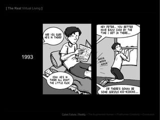1993 [  The Real  Virtual Living  ] Cyber Future / Reality   > The Augmented Human > Posthuman Creativity > Conclusion 