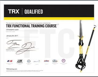 TRX Functional Training Certification